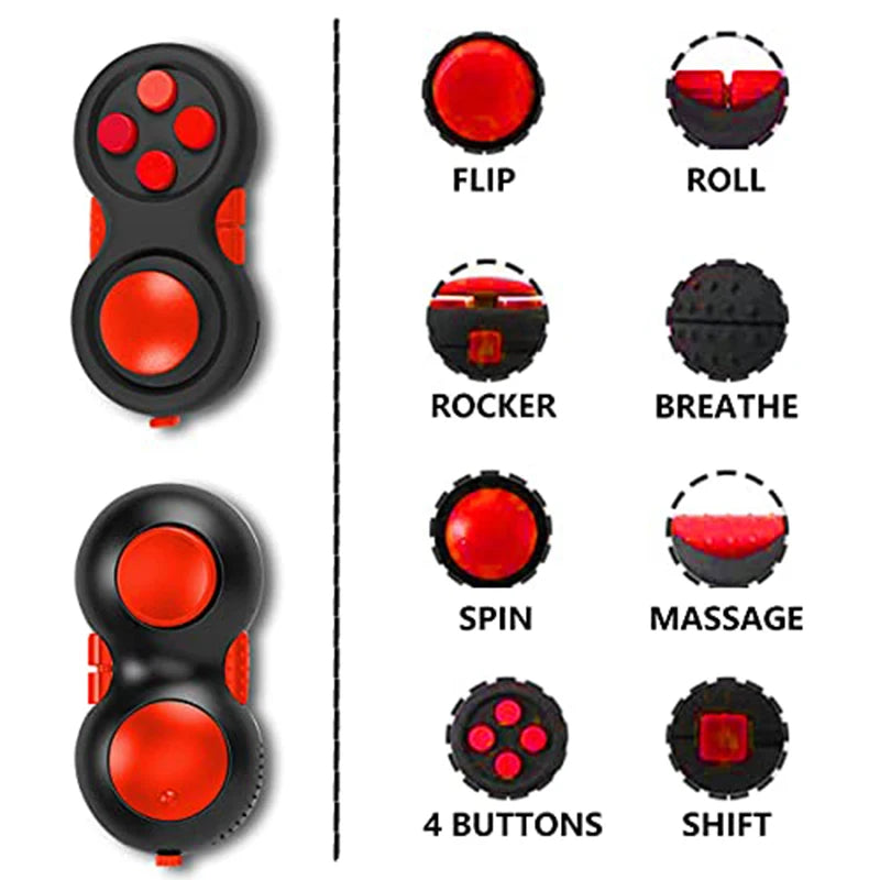 Fidget Spinner Stress Relief Anxiety Toys Fidget Pad Fidget Controller Stress Reducer for Teens Adult Fingertip Toys антистресс