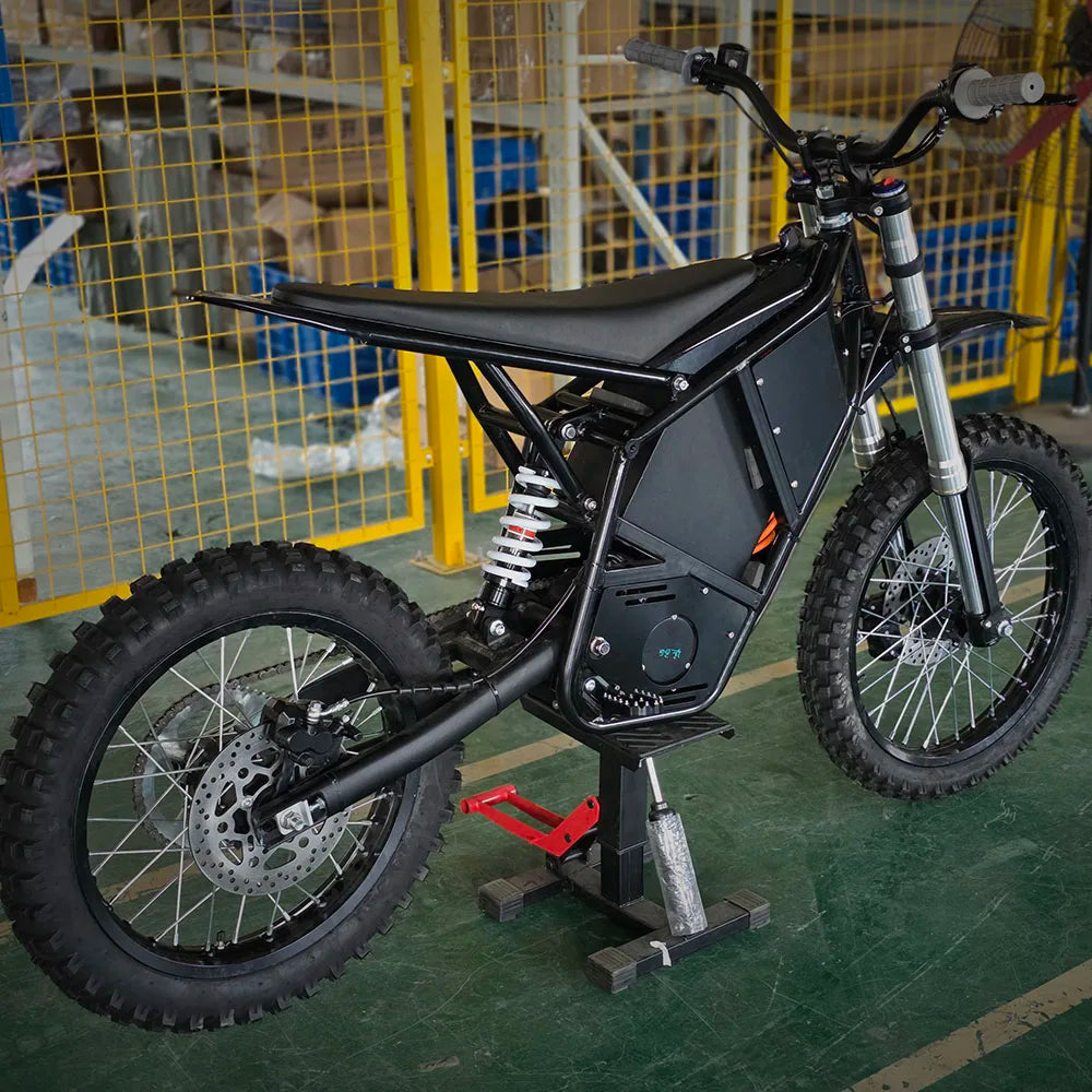 Latest MD-2X Electric Dirt Bike 72V 8000W Mid Drive Motorbike 40Ah Lithium Battery With Hydraulic Disc Brakes Mountain Bike