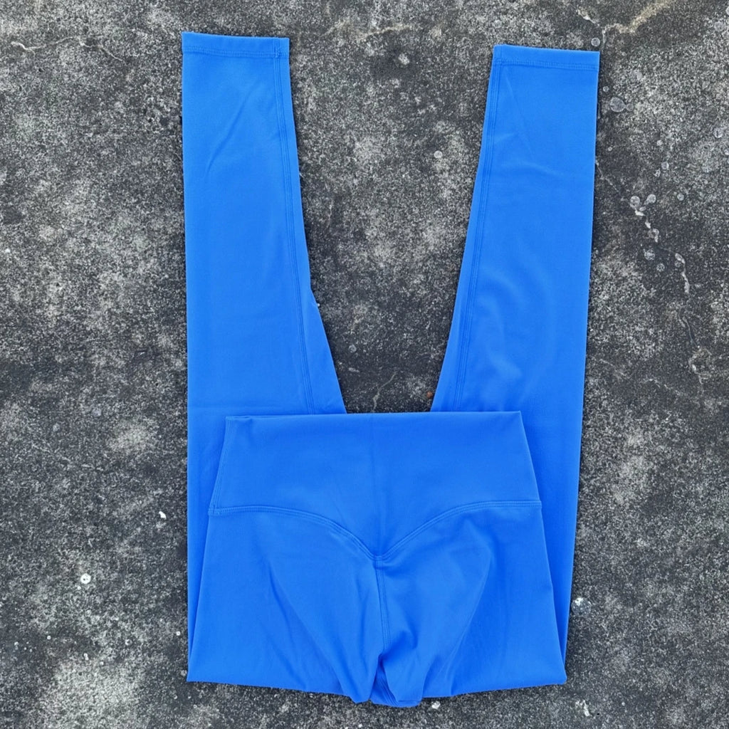 High Strength Compression Solid Color Soft Women Sport Pant Tight Butter High Waist Yoga Legging Athletic Gym Comprehensive Wear