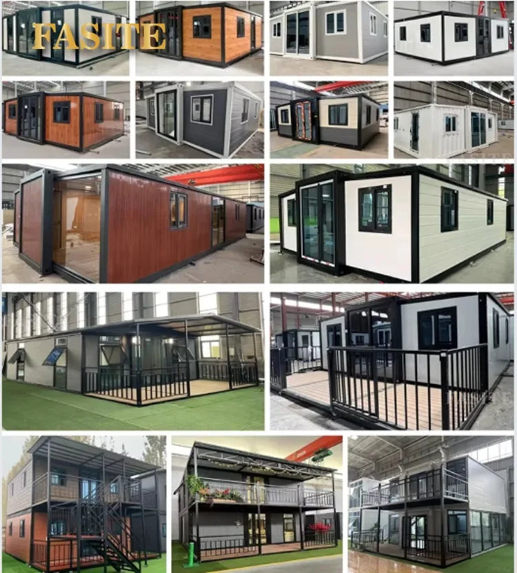 20ft 40ft 2 3 Bedroom Prefab Shipping Container Homes Prebuilt Container House Eco Friendly Solar Powered Compact Customizable