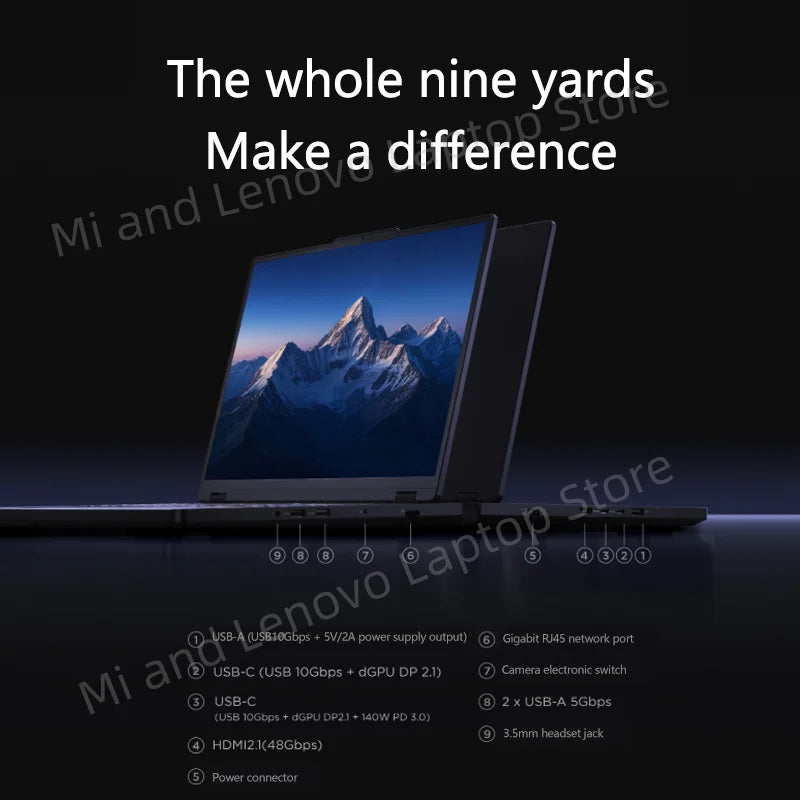 Lenovo LEGION R7000P 2025 R9 8940HX/R9 8945HX RTX 5060/5070 8G 16inch 2.5K 240Hz Game