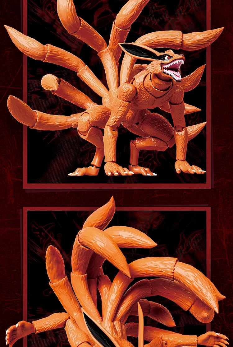 Blokees Naruto Action Figures Naruto Uzumaki Kurama Sasuke Uchiha Minato Namikaze Assembly Model Champion Class Anime Toys Gift