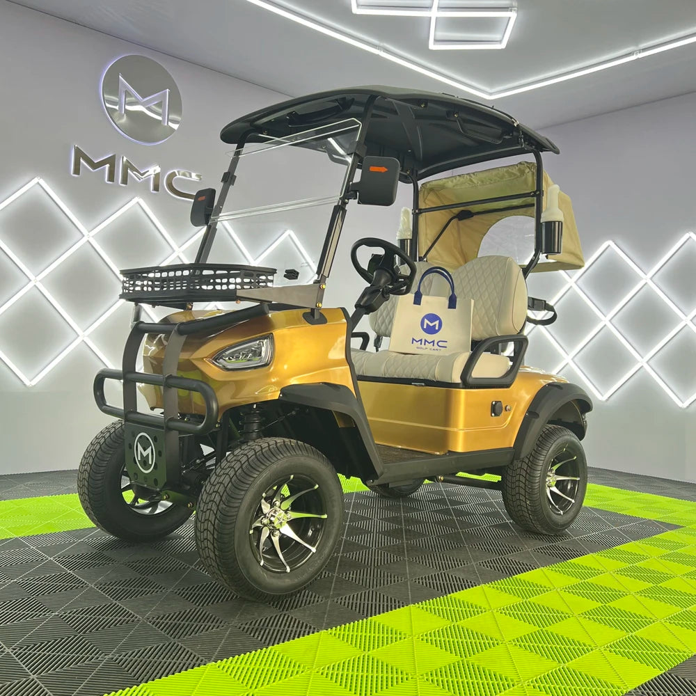 4WD Brand New Utility Vehicle Hunting UTV 4 Seater Golf Car Buggy 10KW 72V Lithium Battery Club Car Off Road Electric Golf Cart