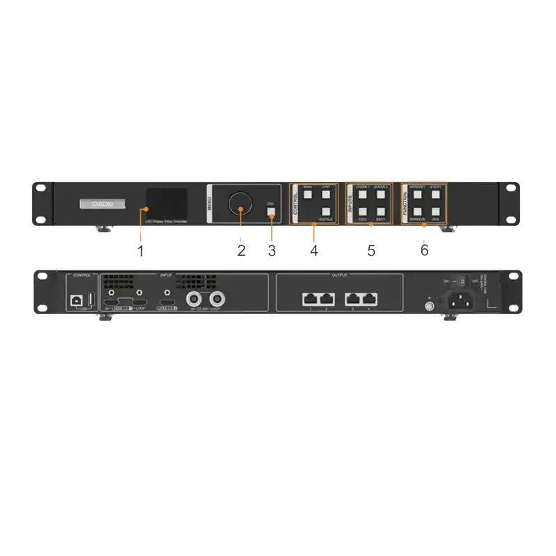 LED video wall Video Processor Novastar CMS260 All-in-one led controller with Four Network Ports to replace VX400S-N