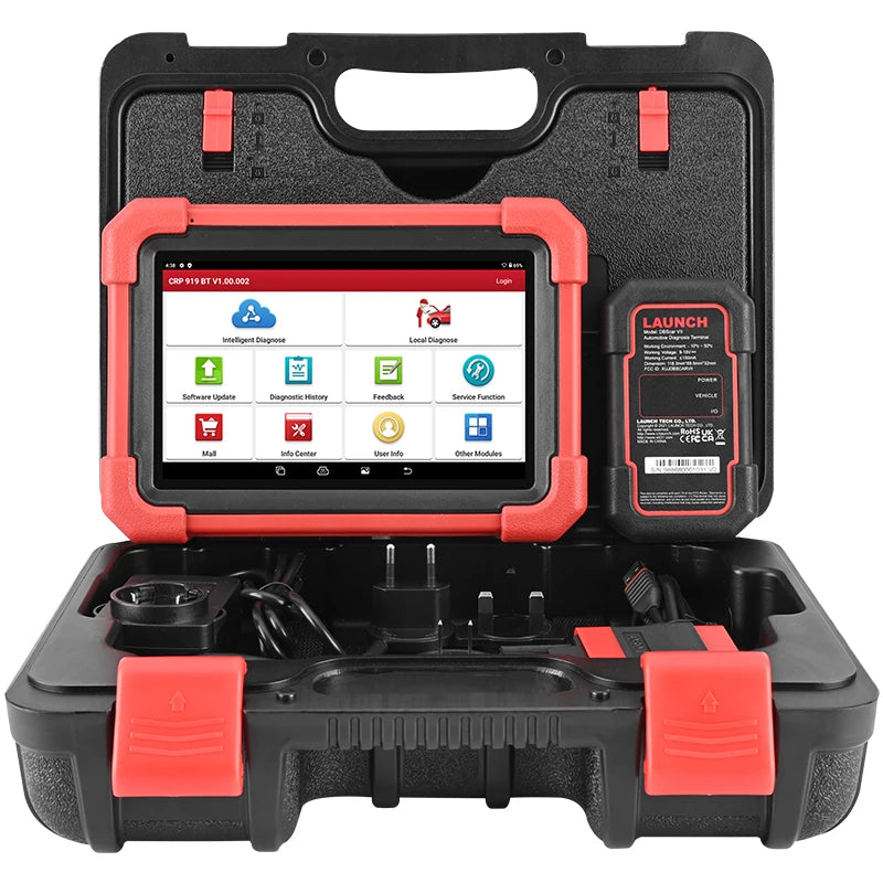 New LAUNCH X431 CRP919XBT OBD2 Scanner Automotive Diagnostic Tools Car CANFD DOIP ECU Coding Professional Scan Free Shipping