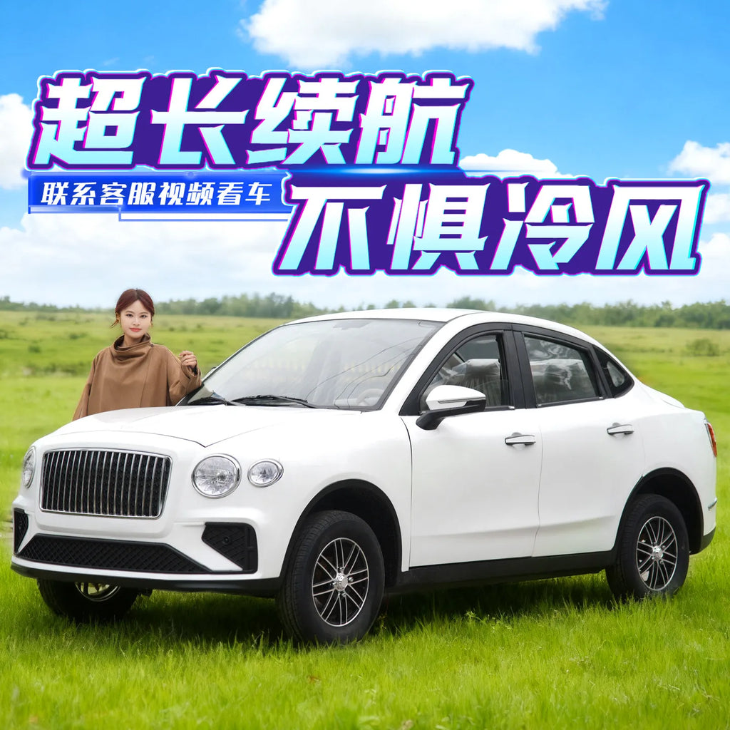 Electric four-wheeled vehicles, petrol and electricity, household new energy cars, children's scooters, old man fun, 2025 new