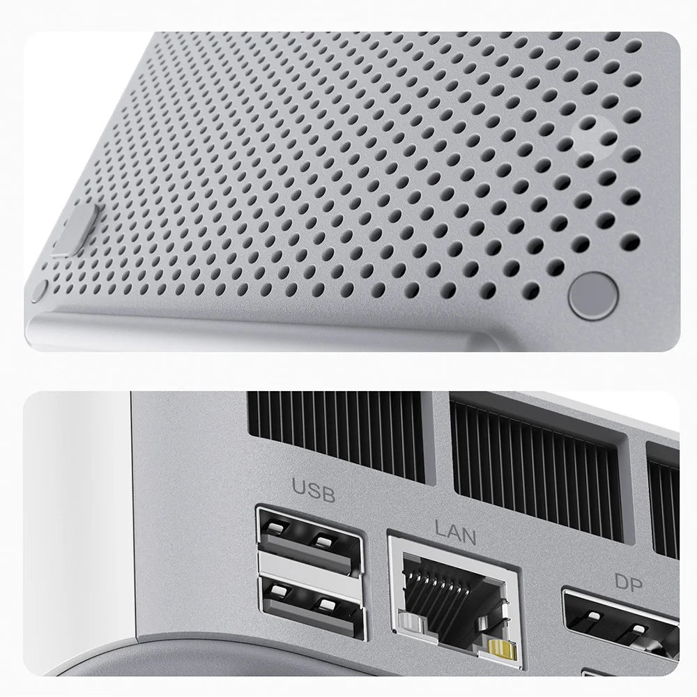 Beelink SER9 PRO AMD Ryzen AI 9 HX370 Powerful AI PC DDR5 Mini Gaming PC Windows 11 PRO NVME PCIe4.0 SSD Desktop Computer