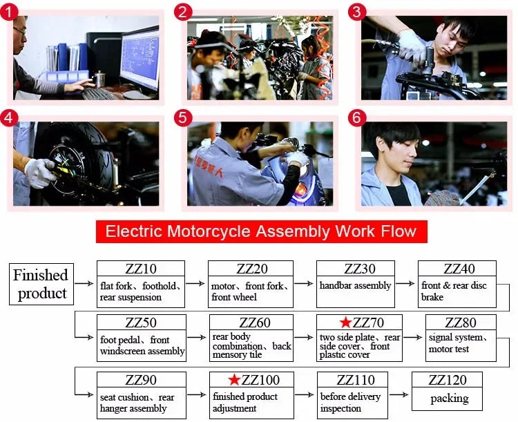 95 km/h Adult High Quality Best Electric Chopper Motorcycle