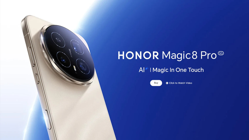 2026 New HONOR Magic8 Pro Global Version 12GB+512GB 6.71'' 120Hz OLED Screen 200MP Cameras 7100mAh 100W SuperCharge Android 16