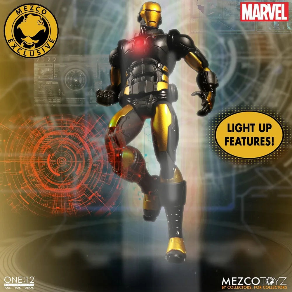Golden Standard Mezco Original 1/12 Finished Product Movable Exquisite Figurine Marvel Anime Toys Model Festival Gift for Boys
