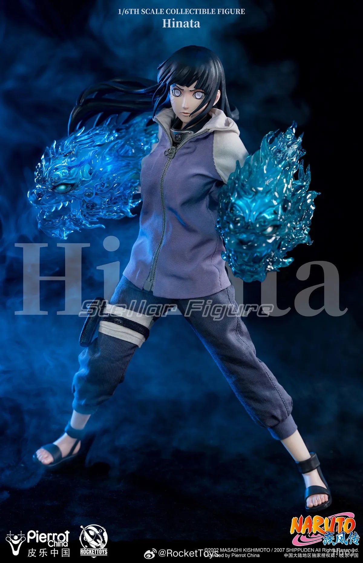 【SF】In Stock RocketToys NARUTO Shippuden Hyuuga Hinata 1/6 Scale Collection Model Figures Anime