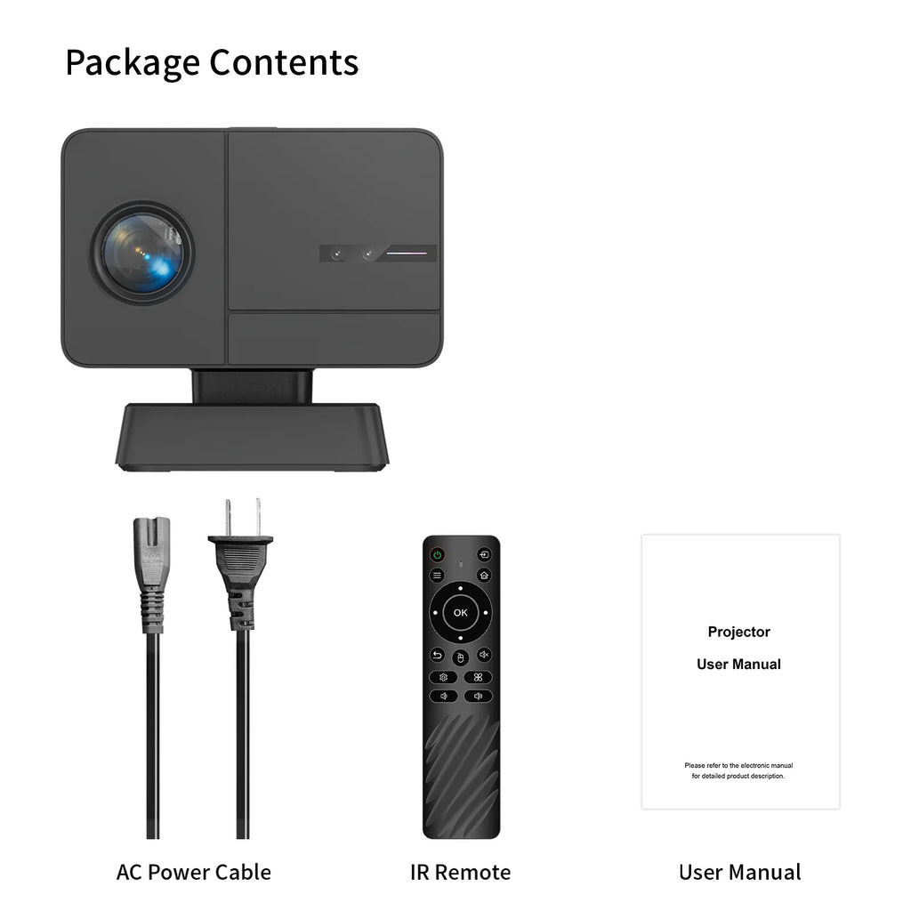 P50Max Gamepad Mini Projector H713 1080P 2+16GB 450 Lumens Smart TV Android 11 Wifi Portable Home Theater LED Games Projectors