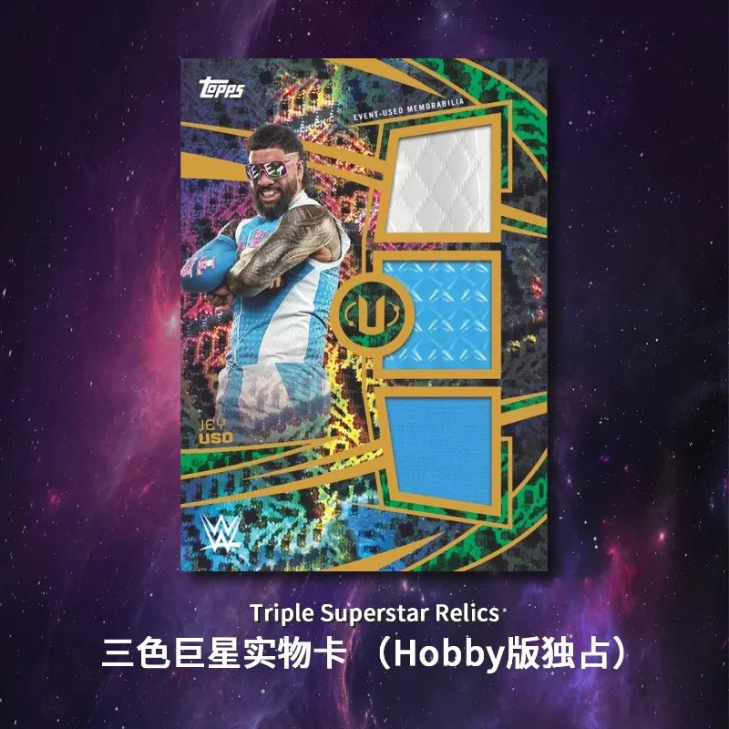 2025 Genuine Topps WWE Universe Hobby Universe Series Wrestling Collectible Trading Cards High Value Gift Box