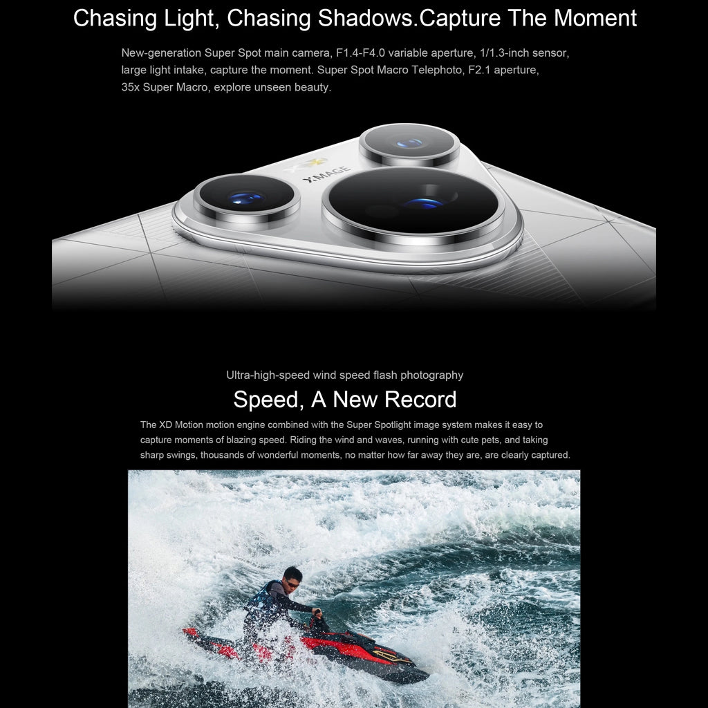 Origianl Huawei Pura 70 Pro+ Plus 5G Mobile Phone 6.8" Screen Kirin 9010 Octa Core HarmonyOS 4.2 Battery NFC Smartphone