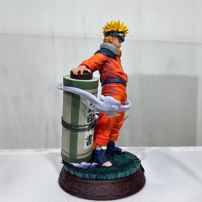 45cm NARUTOT Figure Uzumaki Naruto Uchiha Sasuke Standing Posture High-end Collection Model Customized Decorate Holiday Gift Toy