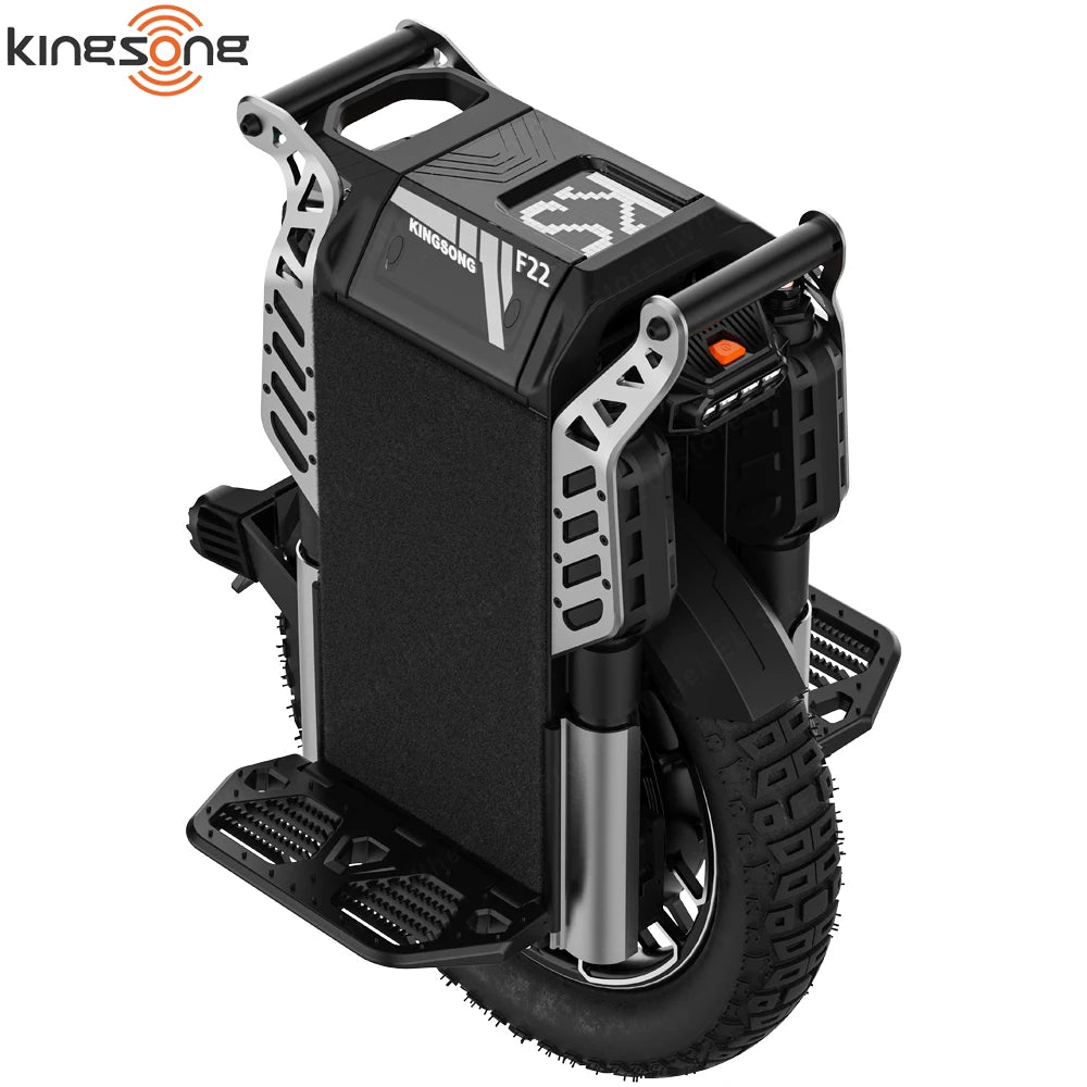 KingSong F22 Pro 176.4V 3108Wh 5500W Motor Samsung 50S 130km/h 10mm Suspension Travel Off-Road Tire Electric Unicycle