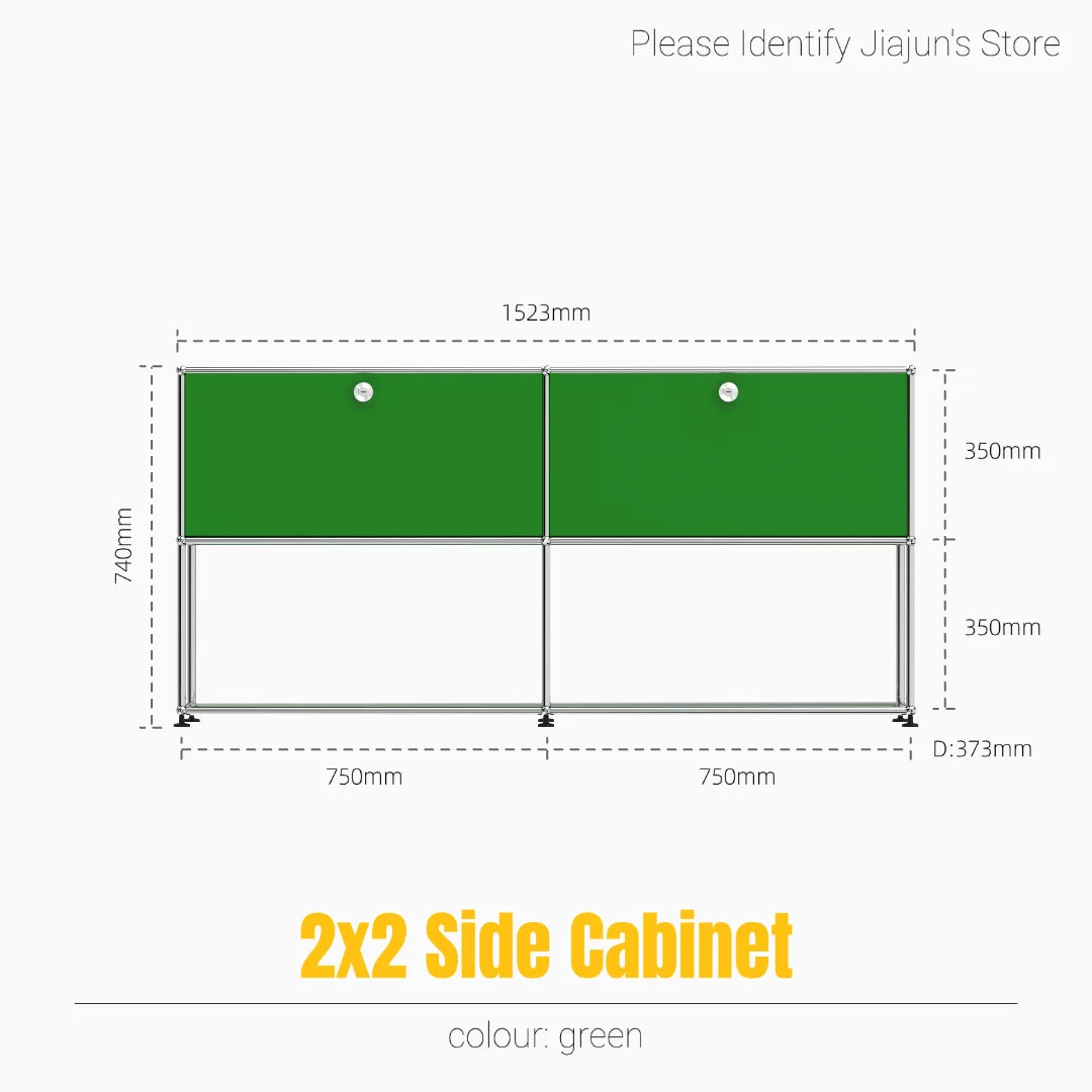 Hot-Seller | Minimalist Steel Storage Side Cabinet｜Slim Profile Flip Door Unit for Hallway | Flip-Top Cabinet for Living Room