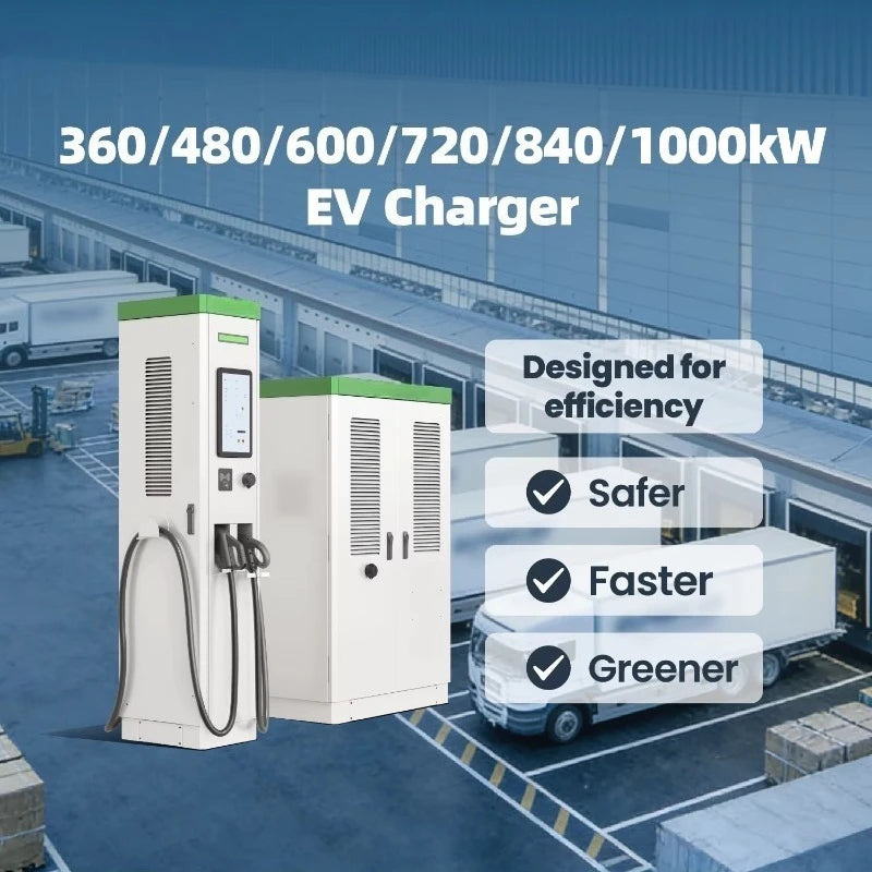 480kW Split Level 3 DC Fast EV Charger Station 3 Phase Charging Station for Electric Vehicles