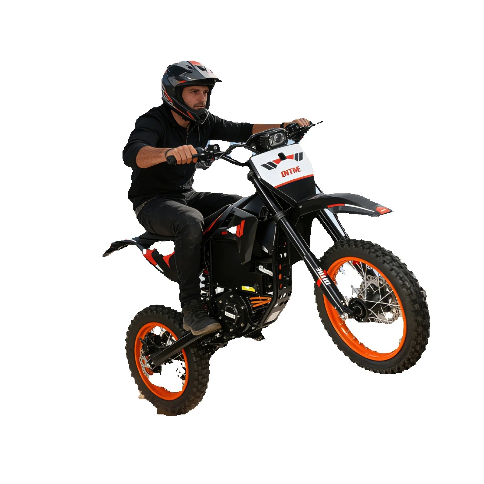 Electric Dirt Bike 4500W Peak&Up to 60 Miles 50MPH 60V 28.8Ah Battery E-Bike 14/12" Fat Tire Electric Motorcycle