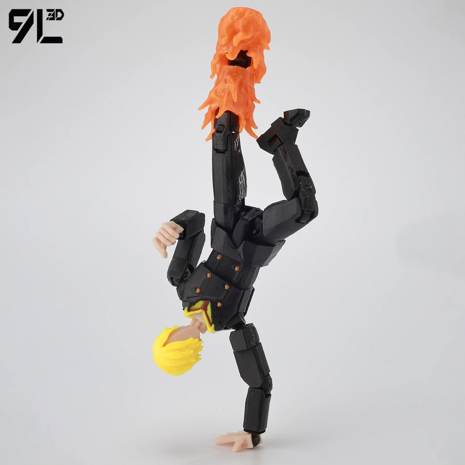 9L3D Printed Anime One Piece Naruto Demon Slayer Dummy13 Lucky T13 Movable Shapeshift Action Figures Mannequin Toys Collectors