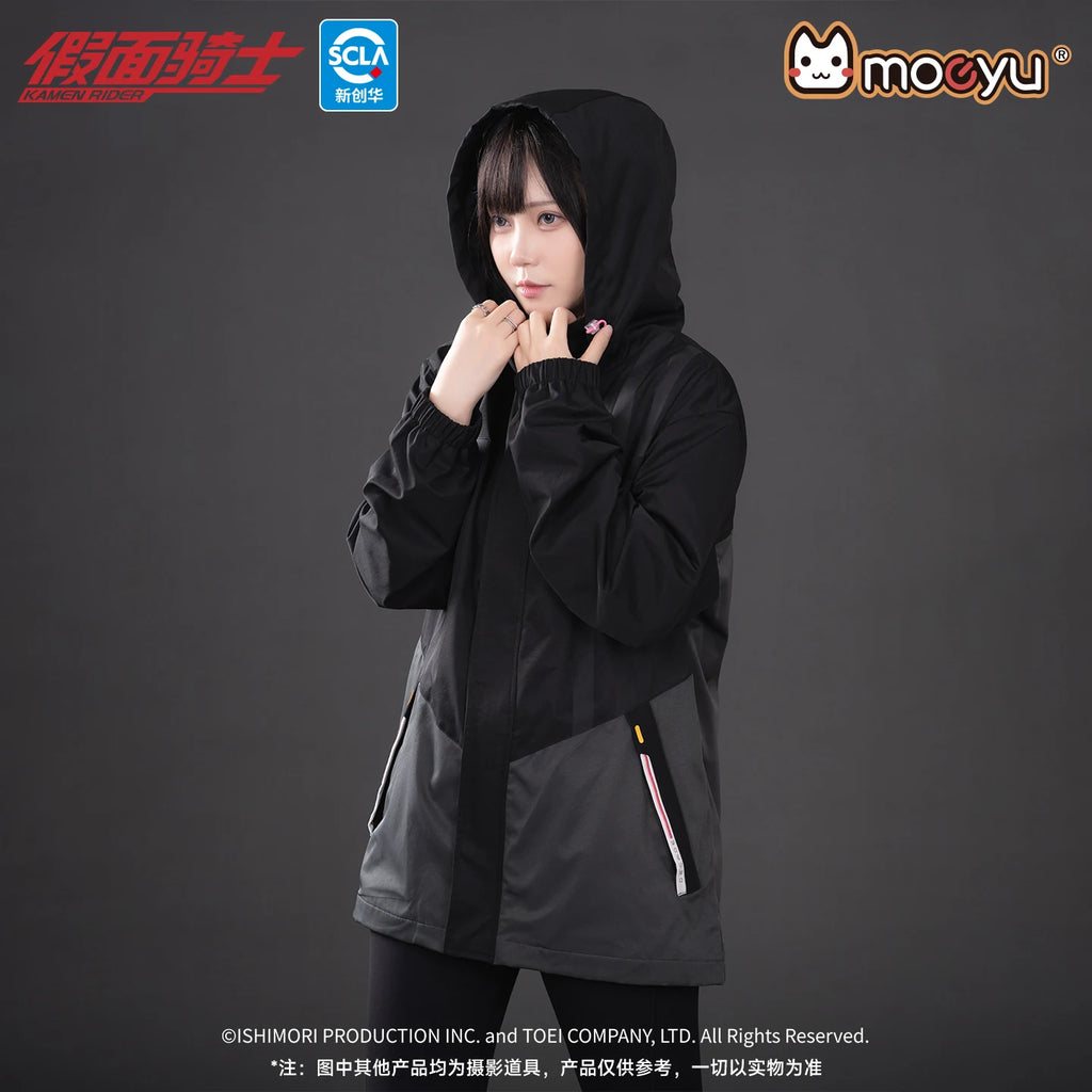 Moeyu KAMEN RIDER DECADE Men Trench Coat Anime Jacket Women Clothing Male Costume Zipper Overcoat Casual Windbreaker  Streetwear