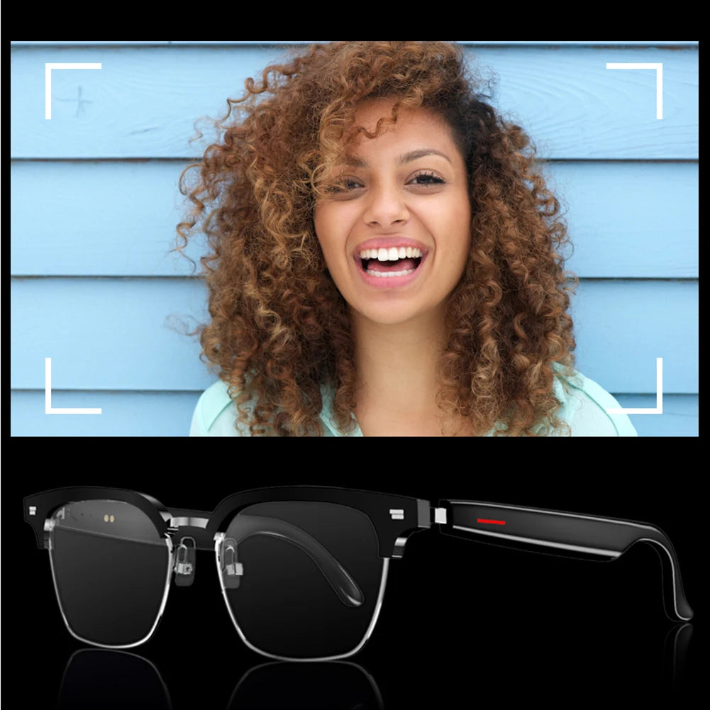 4-in-1 4K Smart AI Glasses 800W pixel AI Shooting Camera HD Photo Video Voice Call Translation Waterproof Bluetooth AI Glasses