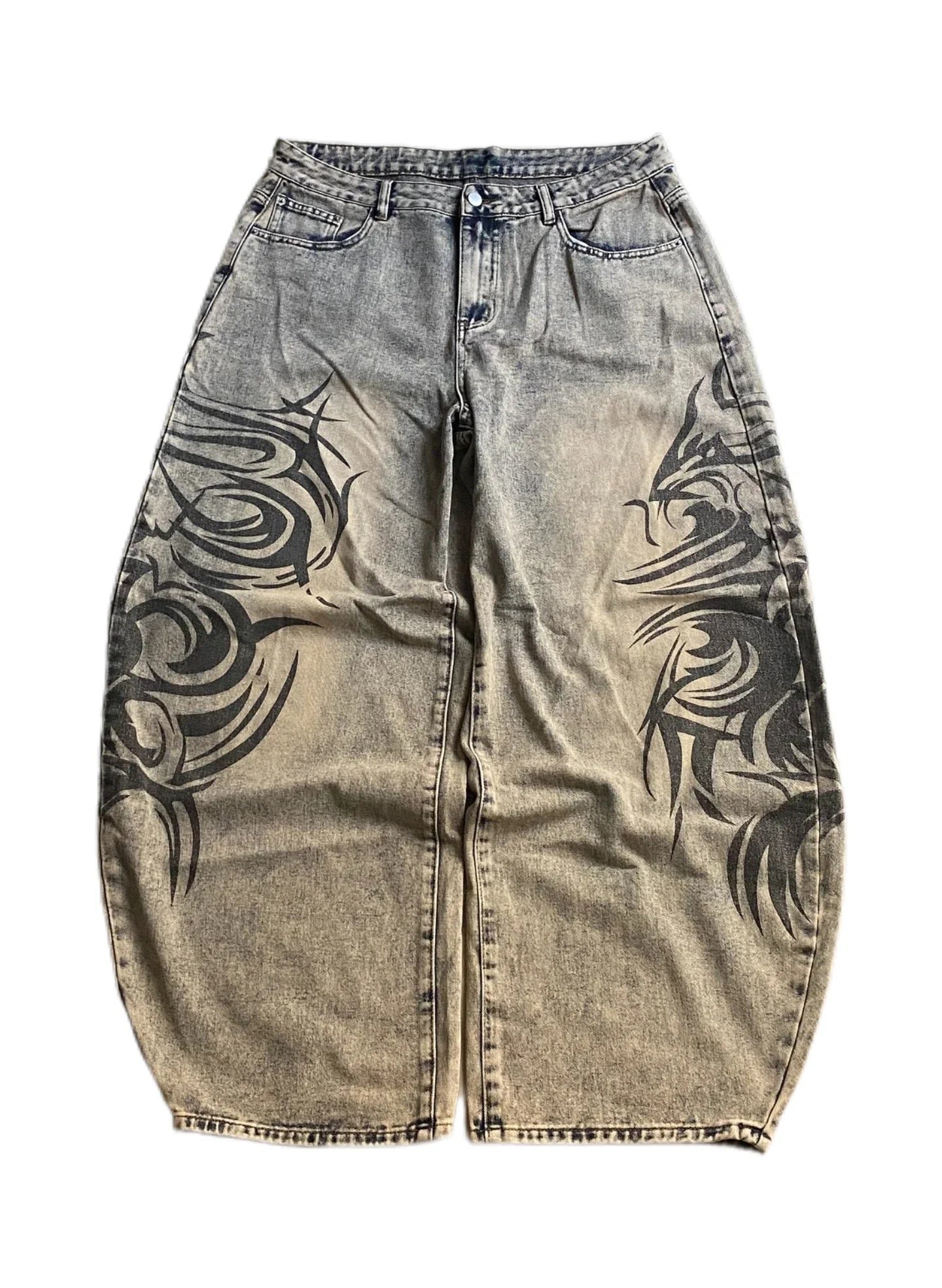2026 New Y2K Striped Ripped Baggy Jeans for Men Women Harajuku Hip Hop Wide Leg Pants Korean Fashion Couple Casual Trousers