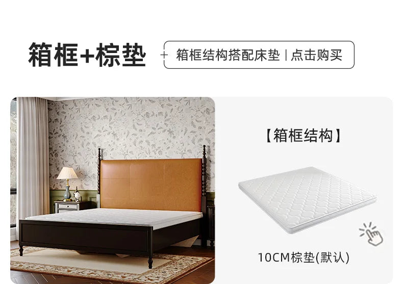 Design Full Size Bed Frame Wood Storage Space House Bedroom Bed Bases Frames Luxury Platform Cama De Casal Home Furniture