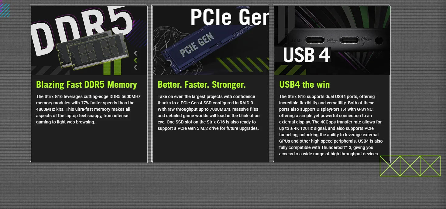 2025 New ROG Strix G16 (2025) G614 16 Inch Intel Ultra 9 275HX AI-powered 16GB 1T 5070TI-12G 240H 2.5K Gaming Laptop