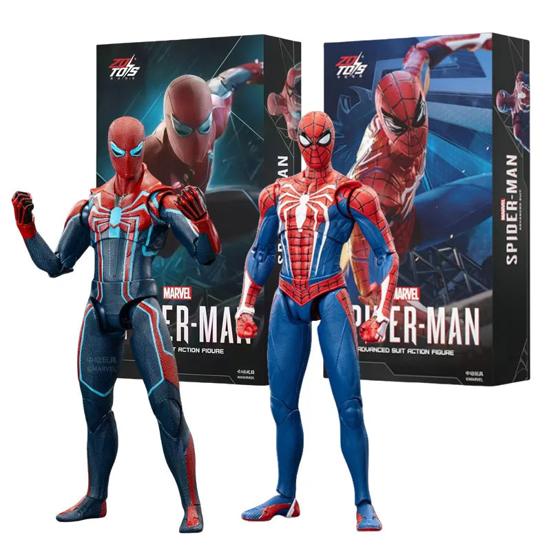 ZD TOY SpiderMan Series PS4 Game Spiderman SpiderMan Anti-OCK suit SpiderMan Velocity suit SpiderMan 2099 suit Miles Morales