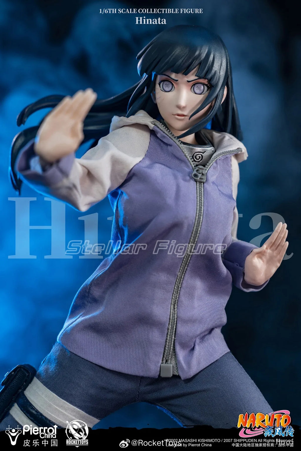 【SF】In Stock RocketToys NARUTO Shippuden Hyuuga Hinata 1/6 Scale Collection Model Figures Anime