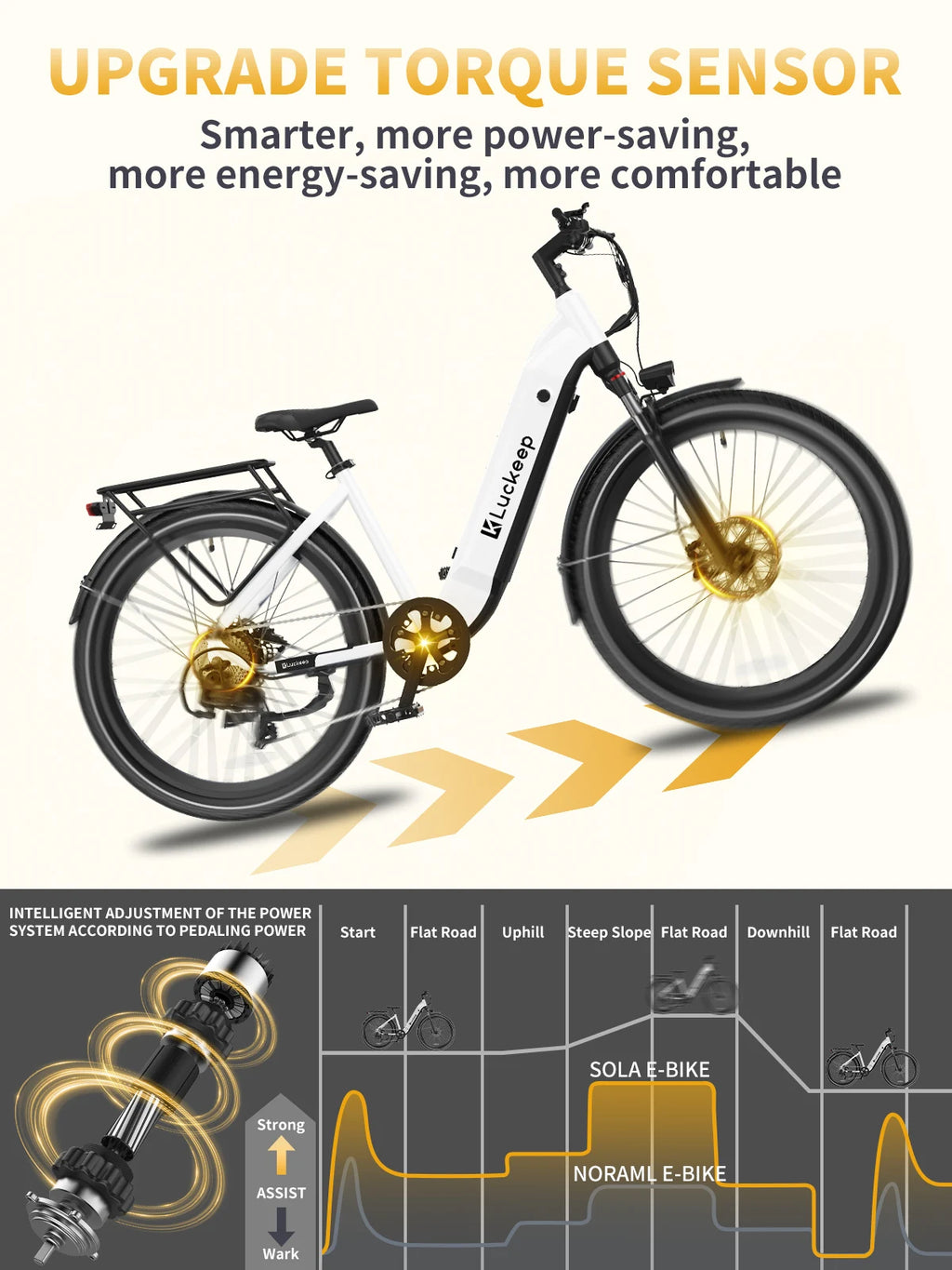 Electric Bike 750W Motor 48V20AH Battery Smart APP Remote Control E-Bike 26*3.0-inch Tire Torque Sensor Aldult Electric Bicycle