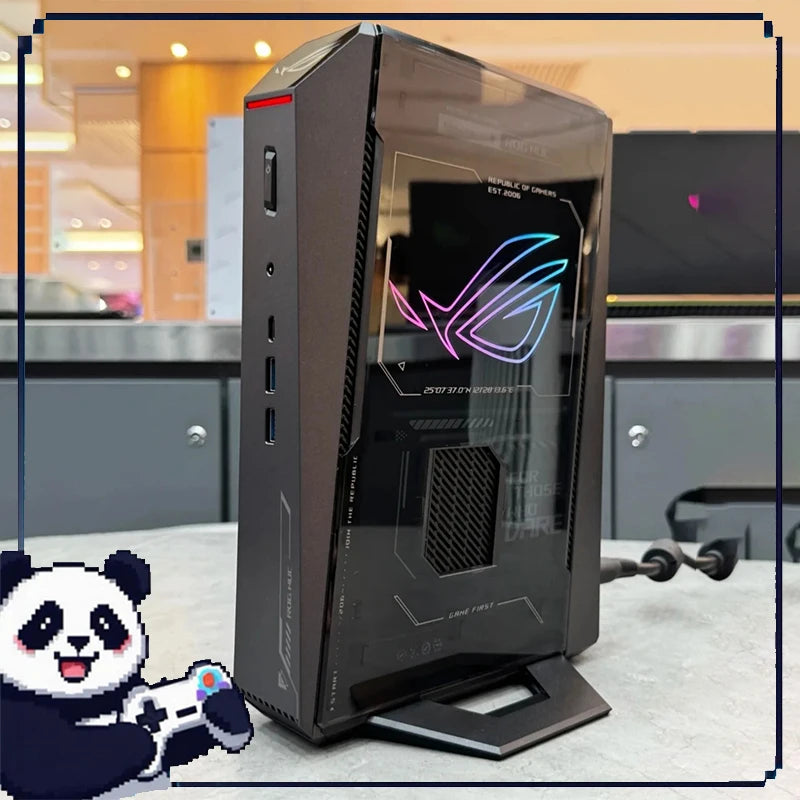 Rog Nuc 2025 Mini Host Ultra7 255hx Rtx5060 32gb 1tb Silent Cooling Micro Host Esports Gaming High Performance Desktop Host