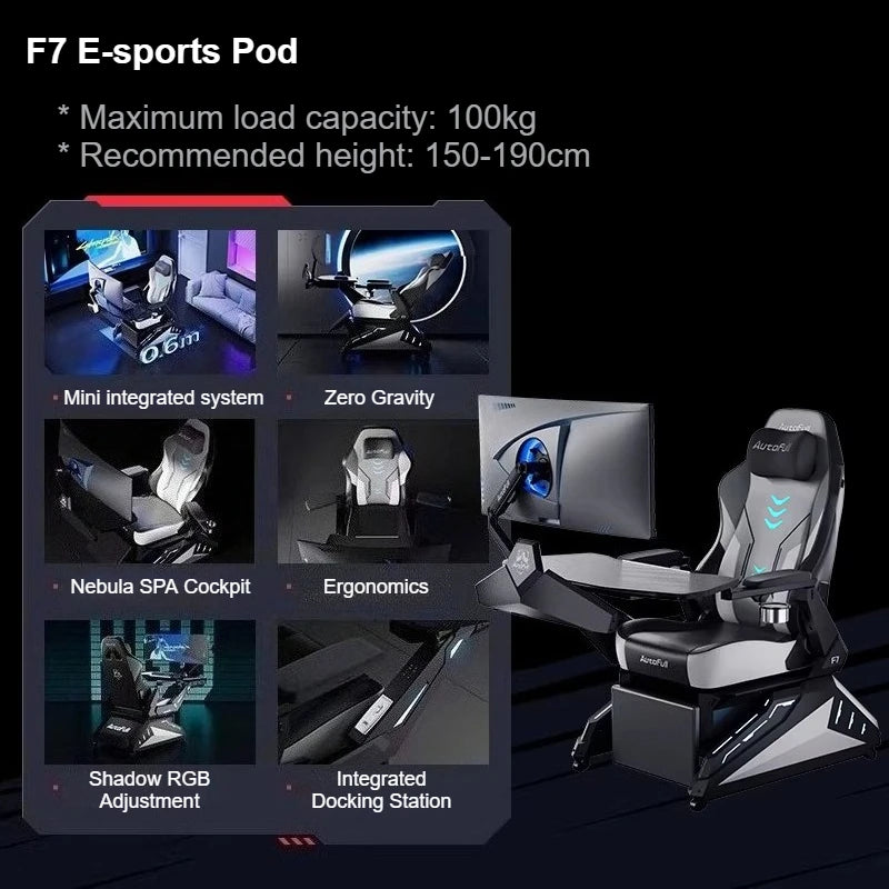 Gaming Office Ergonomic Chair E-sports Pod E-sports Warehouse Cockpit Space Cabin Desk Computer Armchair Silla Ergonomica Chairs