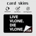 Fashion Trend VLONE Anime Cartoon Sticker Film Skin For Credit Card Debit Bank Bus Card