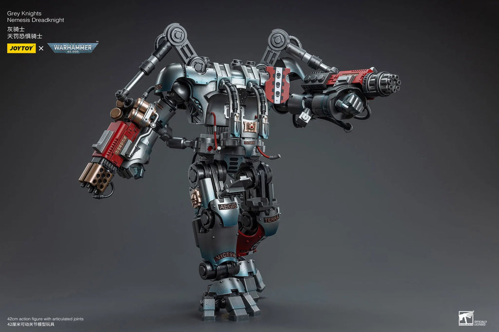 JOYTOY Warhammer40k 1/18 Action Figure Mecha Grey Knight Nemesis Dreadknight Anime Figures Toys Model Gift