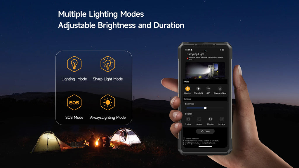 Ulefone Armor 34 Pro Plus 5G AI Rugged Phone  6.95" 25500mAh 32GB+512GB Built-in Projector 120Hz NFC Dimensity 7400X Smartphone