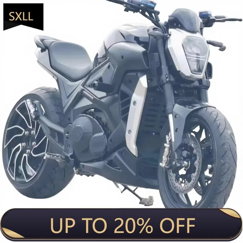 Maximum speed 160 km/h electric motorcycle motorcycle with lithium battery, with single swing arm motorSXLL
