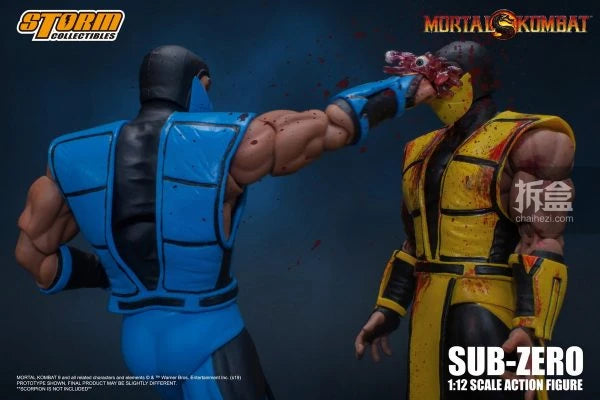 Storm Toys Genuine Mortal Kombat Series Fire Dragon Sub-Zero Motaro Lu Kang Goro Fighting Game 1/12 Action Figures Model Toys