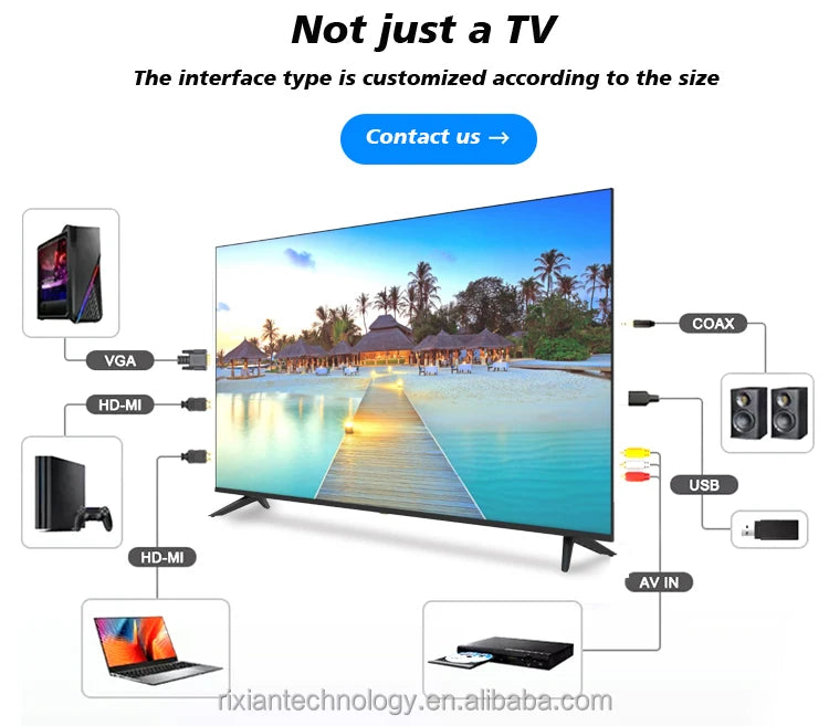 43 50 55 65 75 Inch Smart TV Full HD Best Seller With Display Stand Lcd Screen Top-ranking Products Smart TV