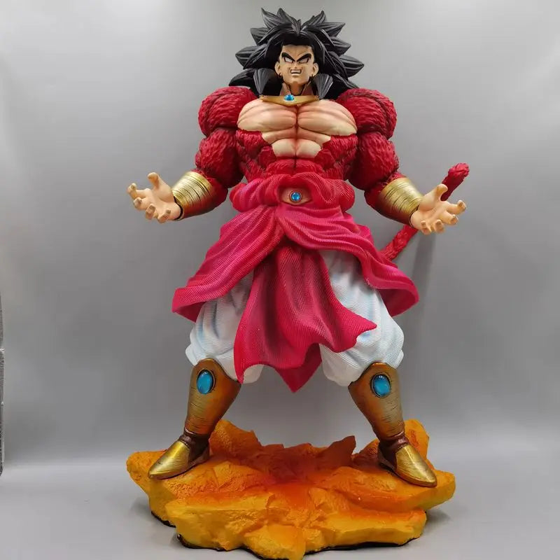 50cm New Dragon Ball Anime Figure Broli Periphery Pvc Model Collect Statue Desktop Decoration Ornaments Kids Birthday Gifts Toys