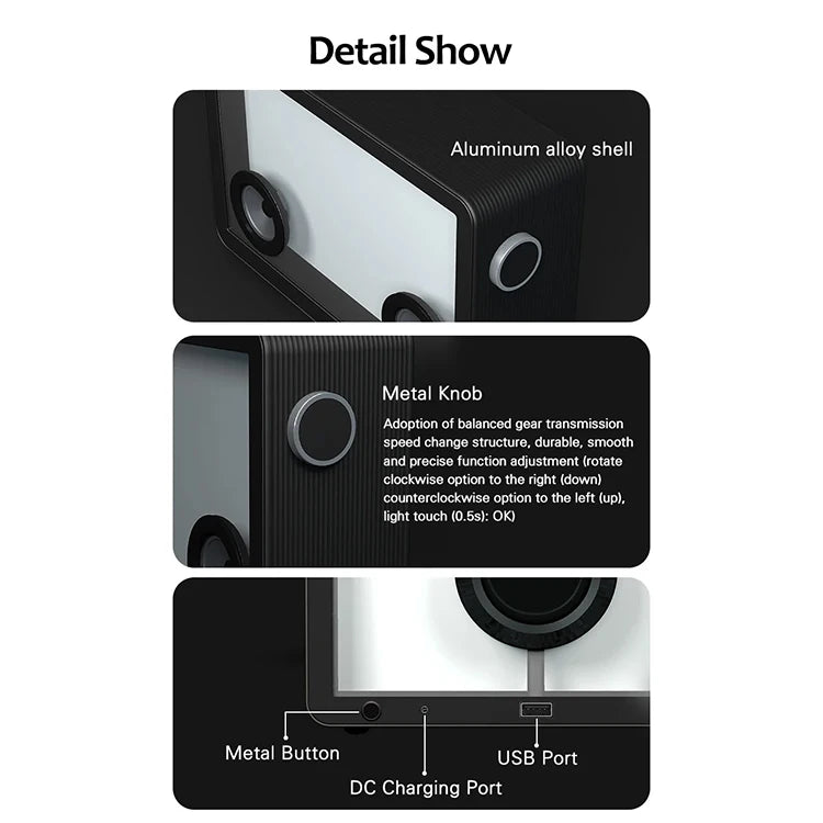 Professional Karaoke Experience Mini USB Speaker Indoor Subwoofer With 19.5 Transparent LCD Display LED & LCD TVs Genre Speaker