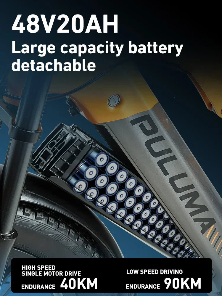 PULUMA PH003 Electric Bicycle Peak Power 48V3000W motor 20ah battery Electric bike 26*4.0 inch Fat tire mountain off-road E-bike