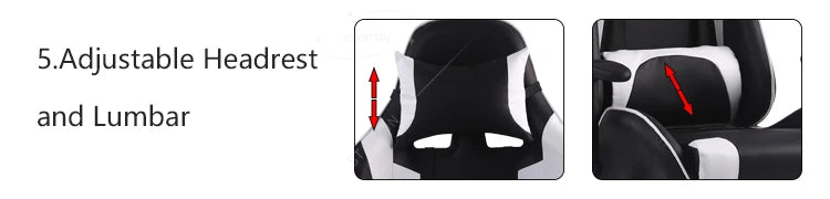 Free Sample Pc Office Racing Computer Scorpion Reclining Leather Autofull Gamer Dropshipping Led Gaming Chair With Footrest