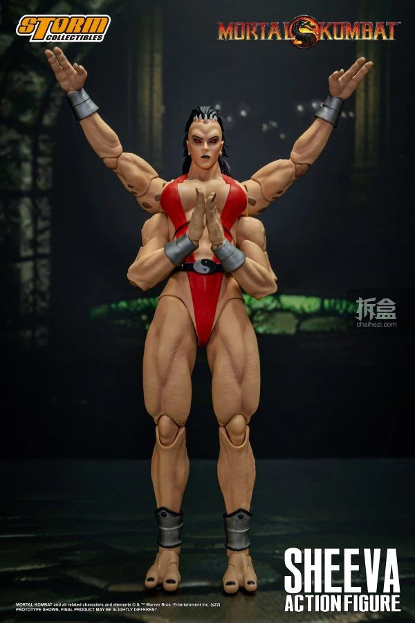 Storm Toys Genuine Mortal Kombat Series Sheeva Shao Kahn Fighting Game Collection Standard Version 1/12 Action Figures Model Toy