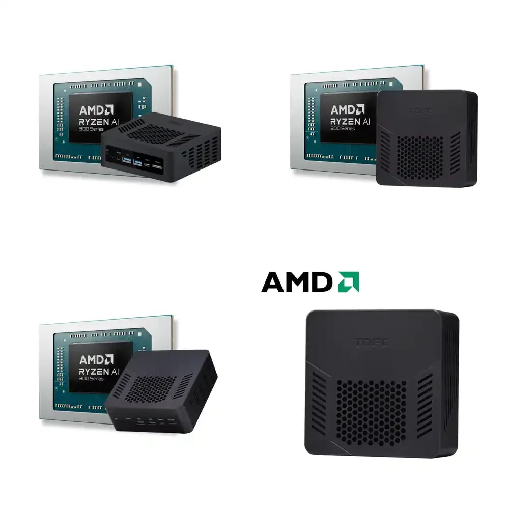 Gold seller TR9 Ryzen AI 9 HX370 Mini PC for Gaming Desktop Computer with 12-Core 24-Thread CPU 32GB DDR5 RAM 1TB SSD