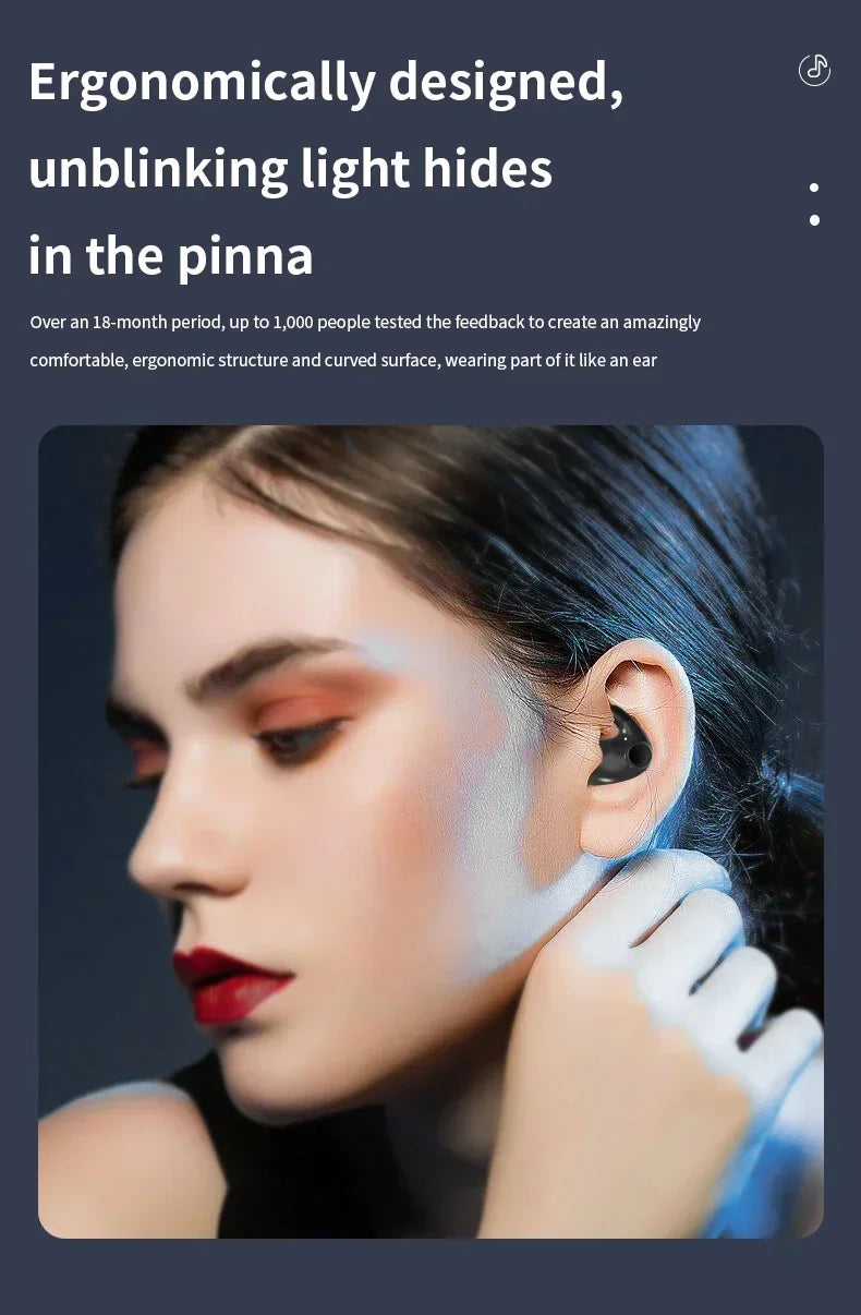 Lenovo Invisible Sleep Wireless Earphone TWS Bluetooth 5.3 Headphones Hidden Earbuds Waterproof Noise Reduction Sports Headset