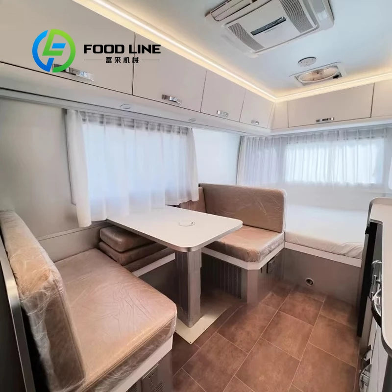 Customized New Design Offroad Aluminum 4x4 Camper Trailer Caravan Van Motorhome with Bathroom for Outdoor Camping