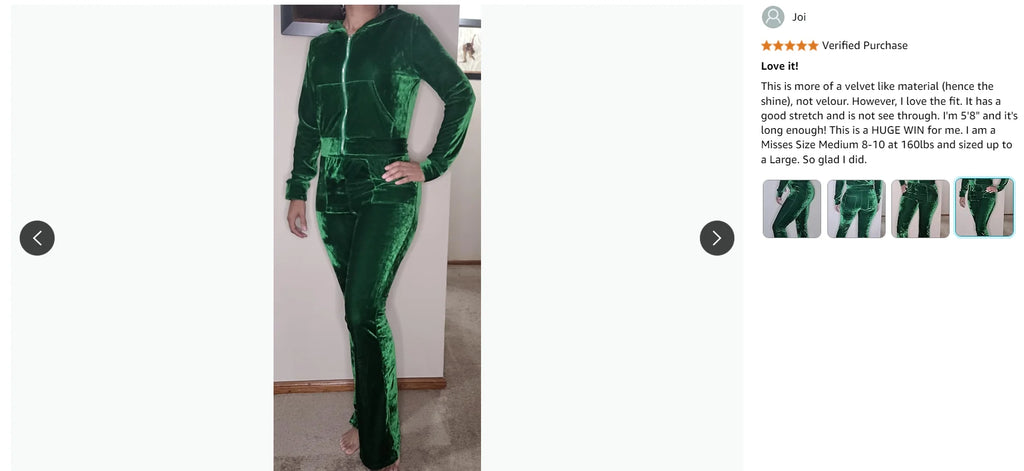 Women Autumn Two Piece Outfits 2 Piece Velour Tracksuit Velvet Sweatsuits Zip Up Hooded Jacket Bodycon Flared Pants Jogger Sets