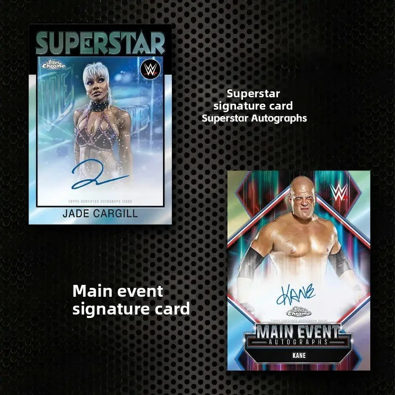 Chrome WWE Trading Cards Mega Box Genuine Collectible Mystery Box Hobby Gifts for Boys Girls Kids Birthday Christmas Presents